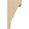 Ekena Millwork 7"W x 7"D x 14"H Wide Burlington Rough Cedar Woodgrain TimberThane Corbel, Primed Tan CORUR07X07X14BURRCPR - alternate 4